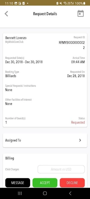 PrivateClubWorld Admin Screenshot 2