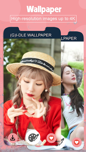 Kpop Lovers (G)I-DLE Wallpaper Screenshot 2