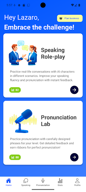 SpeakingLab. English learning Screenshot 0