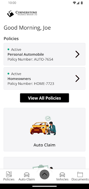 Cornerstone Insurance Brokers Screenshot 1