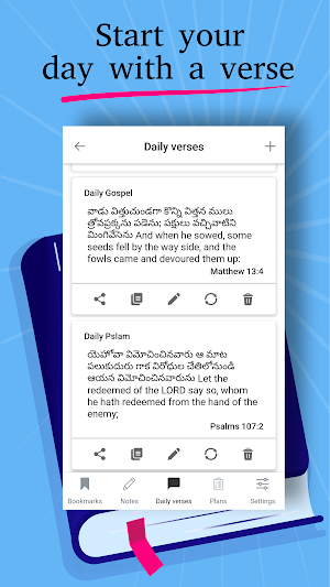 Telugu English Bible Offline Screenshot 1