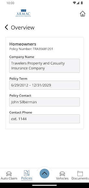 ISU Armac Insurance Services Screenshot 3