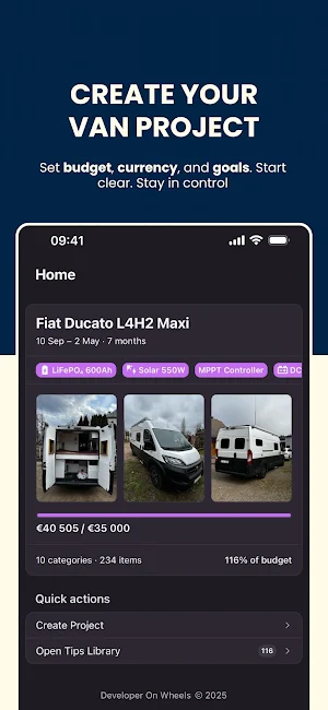 Van Heda: Build Tracker Screenshot 1