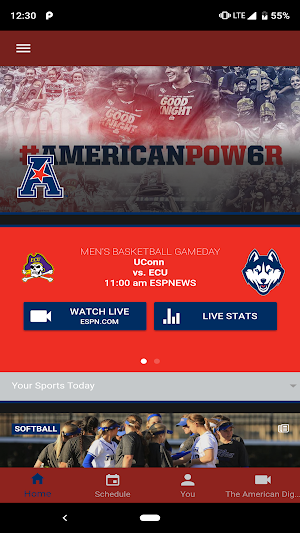 American Athletic Conference Screenshot 0