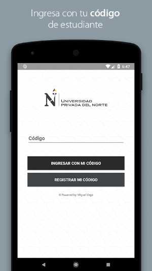 UPN Notas Screenshot 1