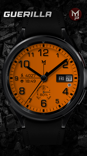 GUERILLA - Analog watch face Screenshot 0