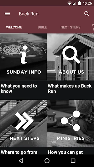 Buck Run Baptist Church Screenshot 0