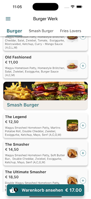 Burger Werk Tirol Screenshot 1