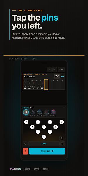 LaneLogic Bowling Score Keeper Screenshot 0