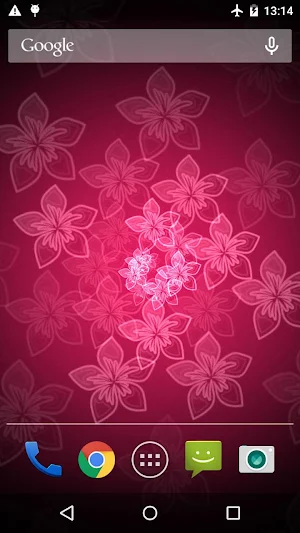 Neon Flower Live Wallpaper Screenshot 2