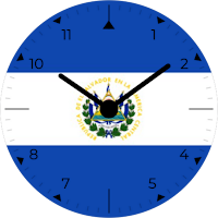 El Salvador Analog Watch Face