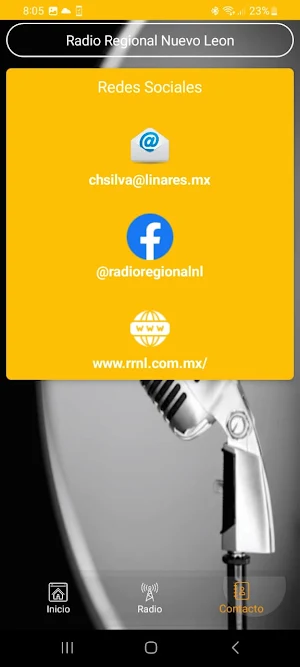 Radio Regional Nuevo Leon Screenshot 2