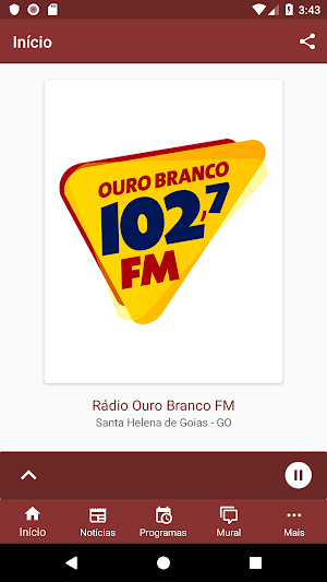 Rádio Ouro Branco FM Screenshot 3