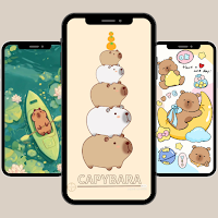 Cute Capybara Wallpaper