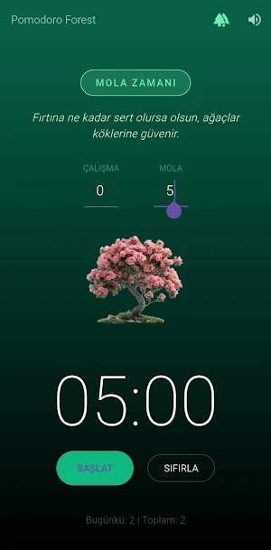 Pomodoro Forest Screenshot 1