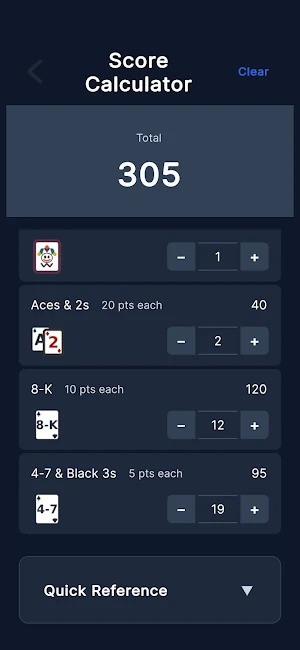 Canasta Score Pro - Ad Free Screenshot 3