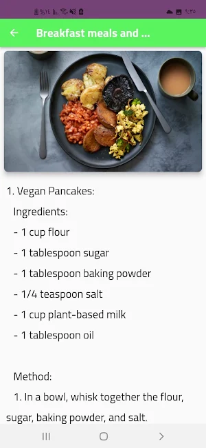 Vegetarian Recipes Screenshot 3