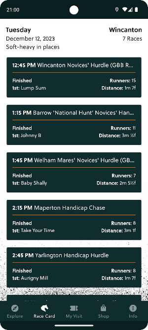 Wincanton Racecourse Screenshot 3