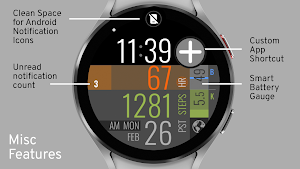 Easy Read Health Watch Face Screenshot 3