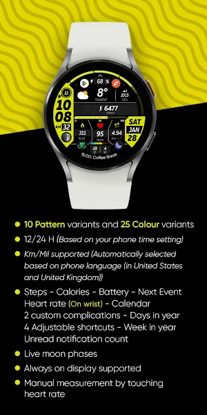 Sports Clock - Watch Face Screenshot 3