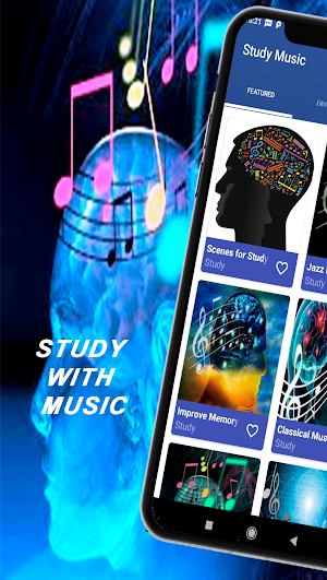 Study Music Concentration Relaxing Sounds App Screenshot 0