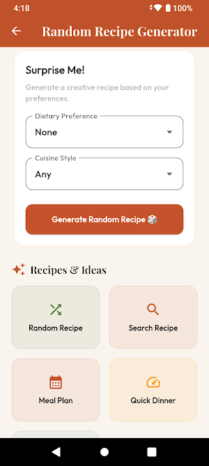 Ingredient Recipe Generator Screenshot 2