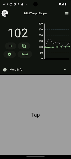 BPM Tempo Tapper Screenshot 3