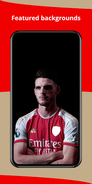 Declan Rice Arsenal Wallpaper Screenshot 0