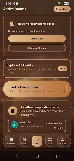 Coffinity: Coffee & Meetup Screenshot 3