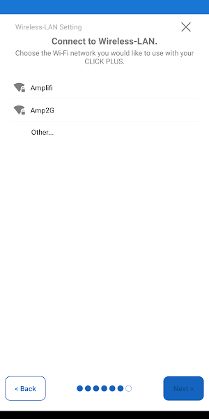 CLICK PLUS Provisioning Screenshot 3