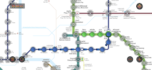 Bangkok MRT BTS Map Route 曼谷地铁 Screenshot 1
