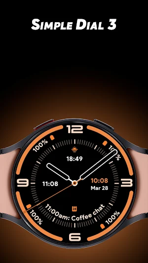 Simple Dial 3 - Watch face Screenshot 0