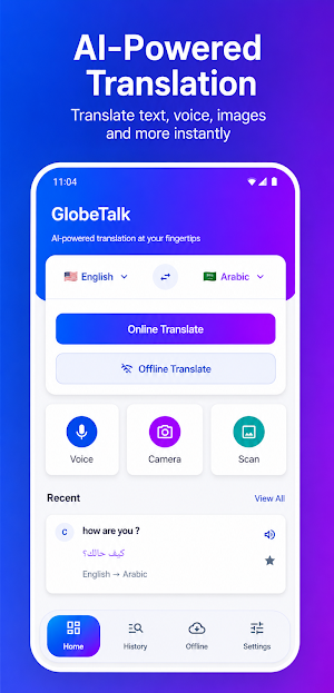 GlobeTalk Screenshot 0