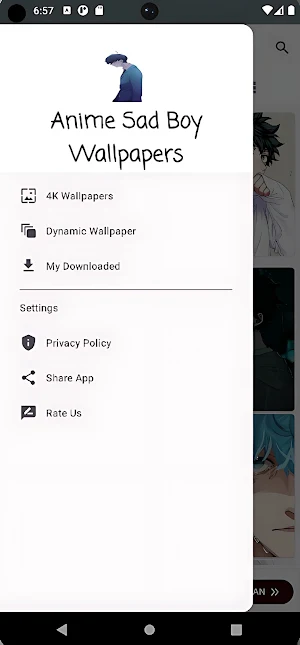 Anime Sad Boy Wallpapers 4K Screenshot 2