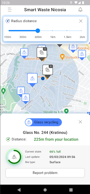 Smart Waste Nicosia City Screenshot 1