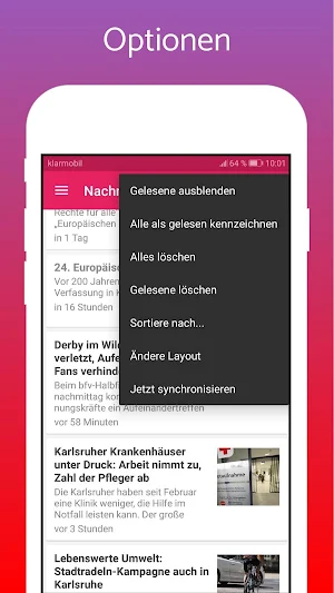 Karlsruhe Zeitungen Screenshot 2