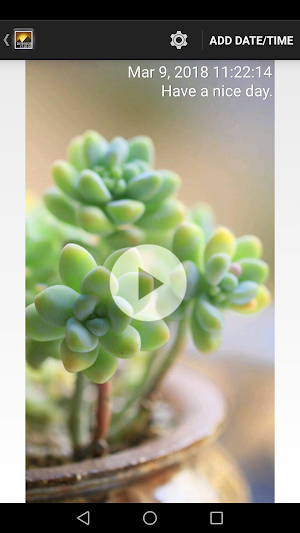 Timestamp Photo and Video Free Screenshot 0