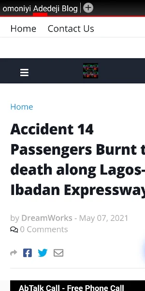 Omoniyi Adedeji Blog Screenshot 2