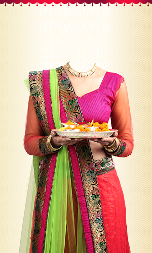 Photo Editor & Photo Frame Women Traditional Dress Screenshot 1