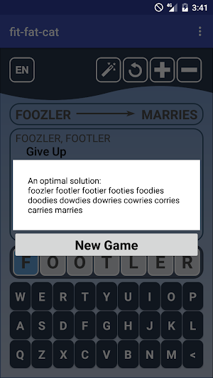 fit-fat-cat word challenge Screenshot 3