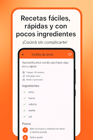 Recetas con Pocos Ingredientes Screenshot 3
