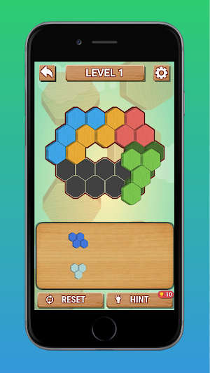 Hexa Block Merge Puzzle Game Screenshot 0