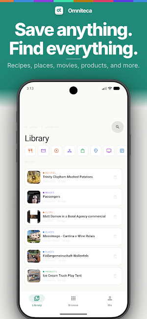 Omniteca: Save & Find Anything Screenshot 0