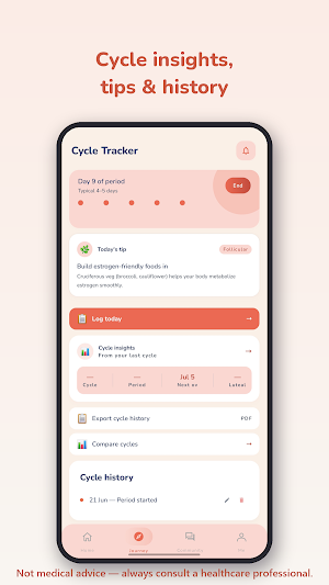 BloomNest: IVF & Fertility Screenshot 1