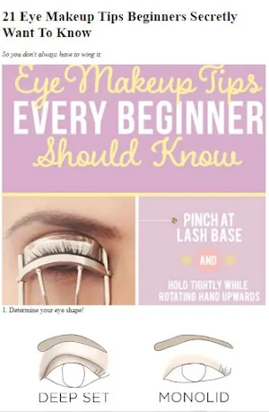 Eye Makeup Tips For Beginners Screenshot 2