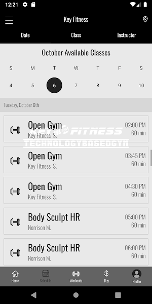 Key Fitness Studio Elite Screenshot 1