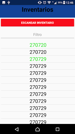Registros de Carga Screenshot 0