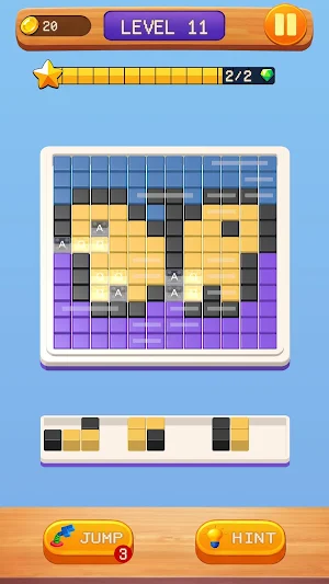 Pixel Block Jam Puzzle Screenshot 0
