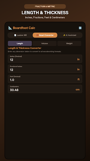 Board Foot Calculator Screenshot 0