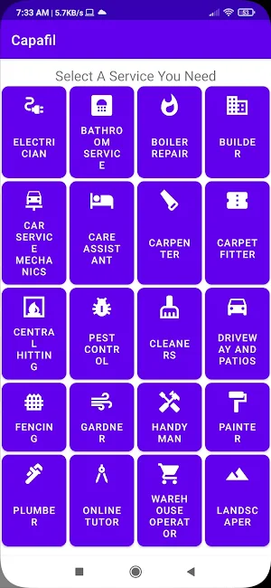Capafil - Handyman Services Screenshot 3
